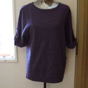 Cynthia Rowley Wool Sweater Purple XS NWT